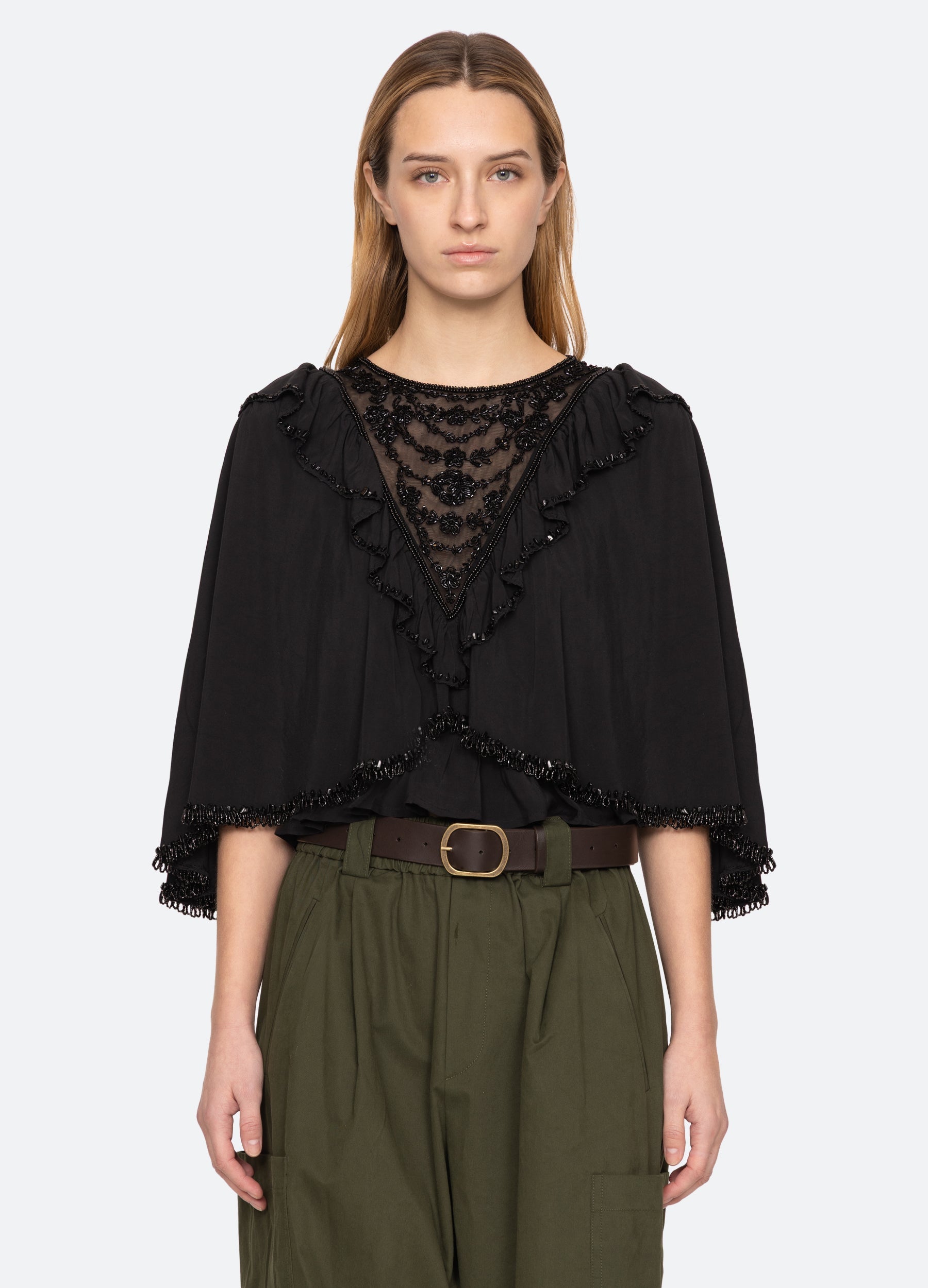 Shanna Beaded Top
